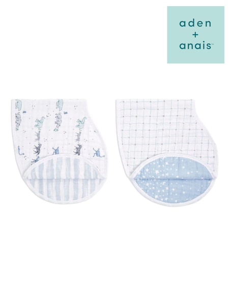 Aden + Anais 100% Cotton Muslin Rising Star Burpy Bibs 2 Pack (C83321) | 14 460 тг