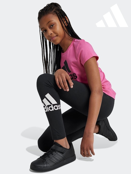 Schwarz - adidas Sportswear Essentials Big Logo Cotton Leggings (C83324) | 14 €