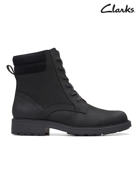 Schwarz - Clarks Wide Fit Orinoco2 Spice Boots (C83356) | 28 €
