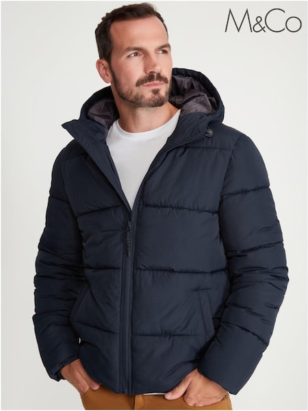M&Co Blue Padded Jacket (C84168) | €37