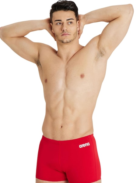 Arena Mens Red Solid Shorts (C84888) | 89 LEI