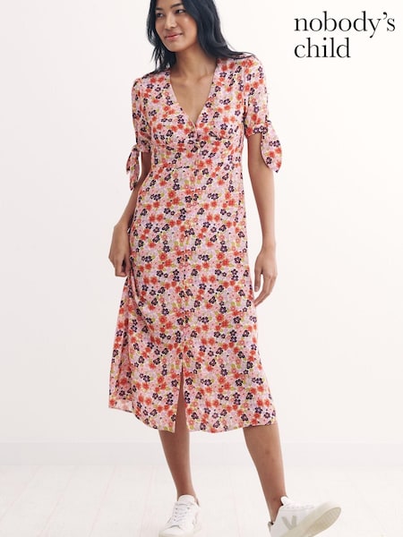 Nobodys Child Multi Alexis Midi Dress (C85006) | €30