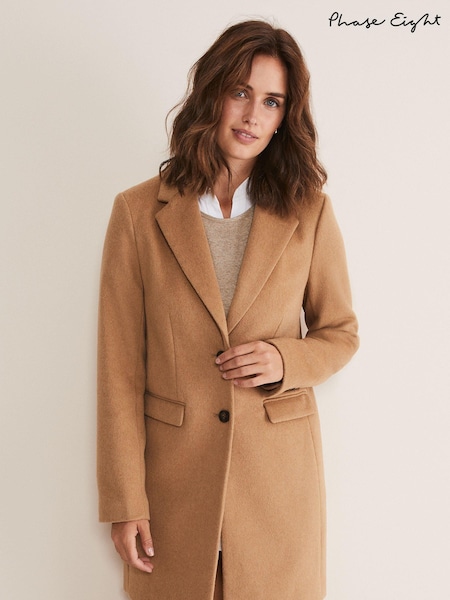 Phase Eight Natural Lydia Coat (C85033) | €224