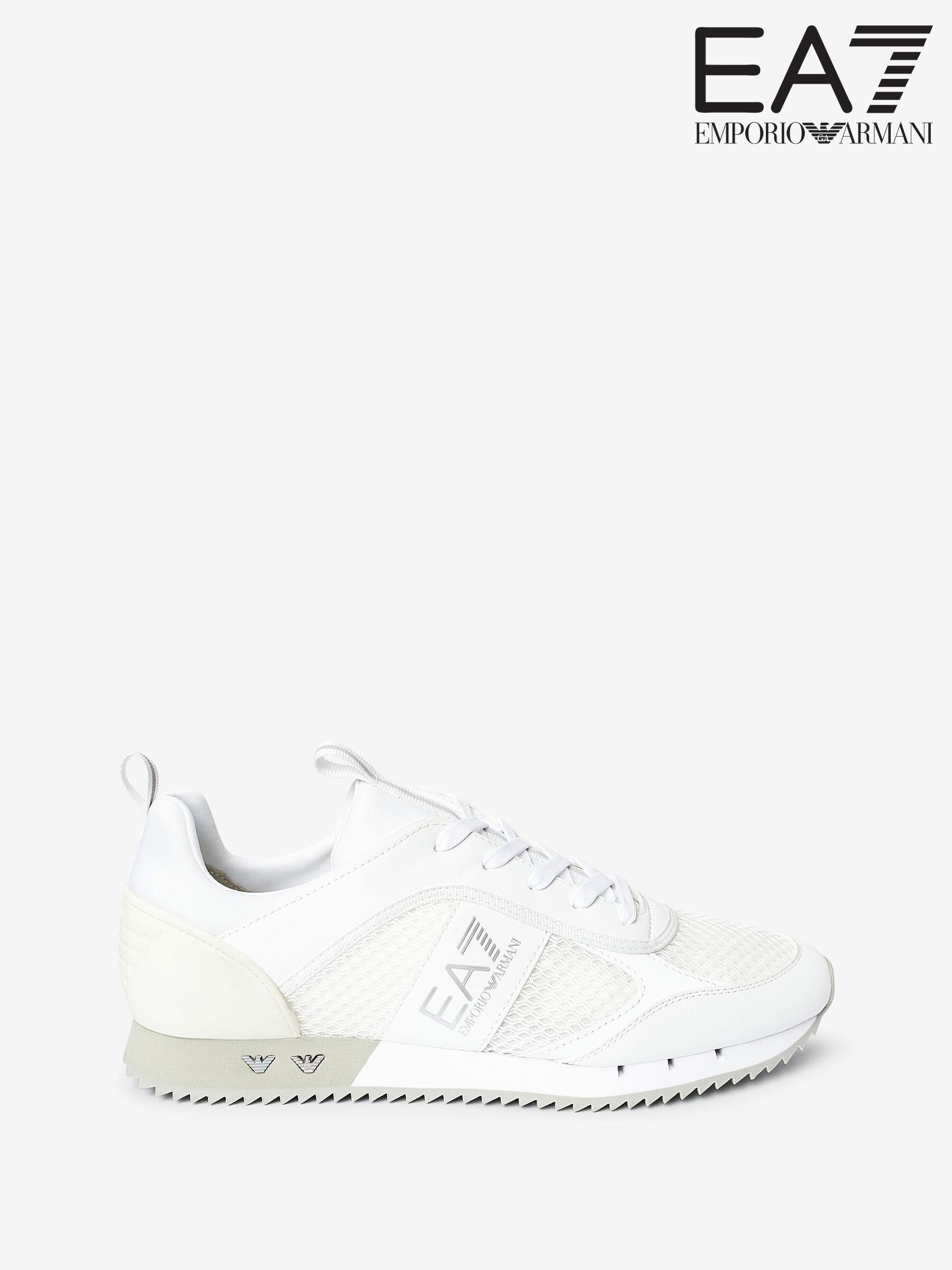 Ea7 white trainers discount