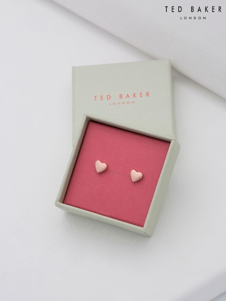 Ted Baker Rose Gold Tone HARLY:  Tiny Heart Stud Earrings (C85915) | €36