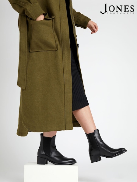 Jones Bootmaker Doria Heeled Leather Chelsea Boots (C86039) | €186