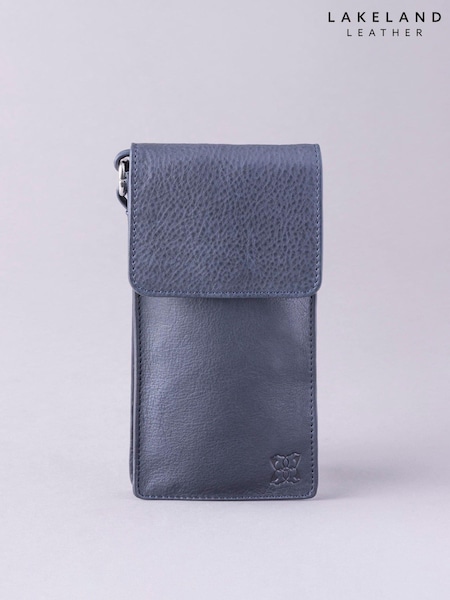 Marinha - Lakeland Leather Cross-Body Phone Pouch Bag (C86059) | R$ 295