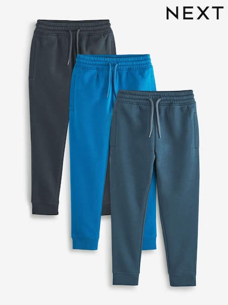 Blues Slim Fit Joggers 3 Pack (3-16yrs) (C86333) | BGN 68 - BGN 113
