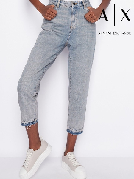 Armani Exchange Blue Cropped Jeans (C86415) | €66