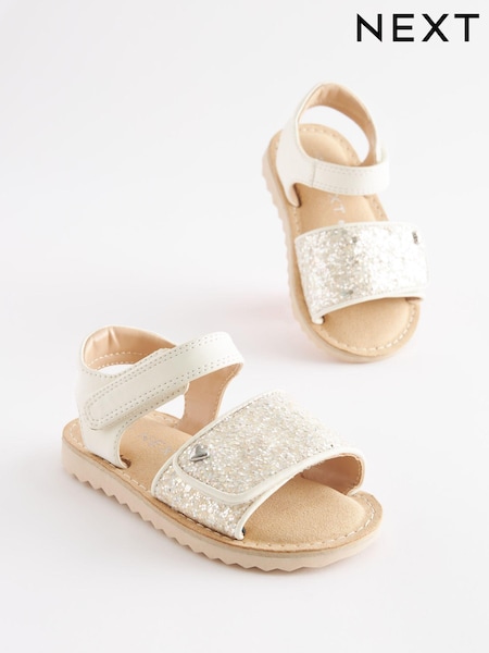 White Glitter Sandals (C87190) | €11 - €12