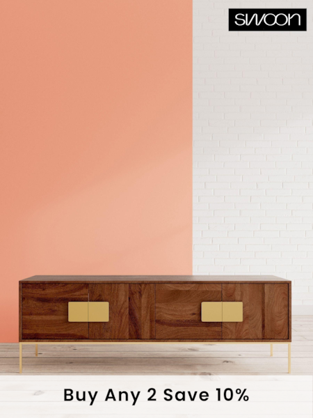 Swoon Light Brown Banner TV Unit (C87383) | €781