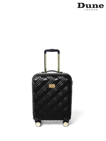 Dune London Black Orchester Cabin 55cm Suitcase (C87859) | AED728