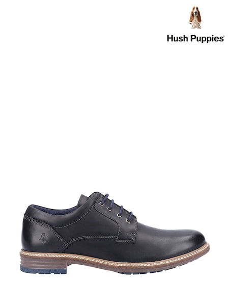 Negru - Hush Puppies Julian Cu șireturi Pantofi (C87864) | 633 LEI
