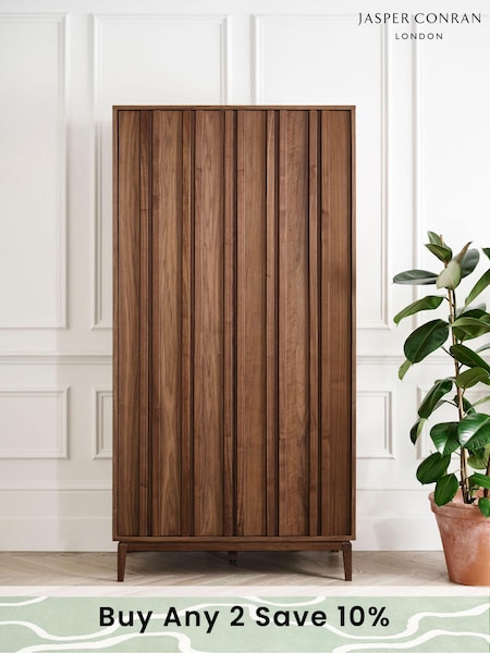 Jasper Conran London Brown Belgrave Walnut Wardrobe (C88354) | €1,637
