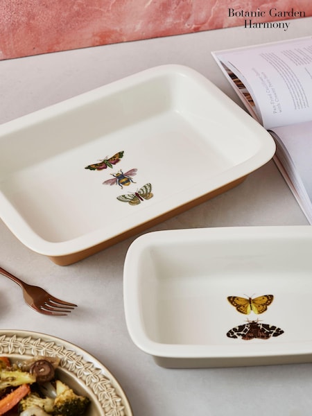 Portmeirion Orange Botanic Garden Harmony Large Roaster (C89379) | €74
