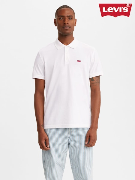 Levi's® White Housemark 100% Cotton Polo Shirt (C89443) | €46