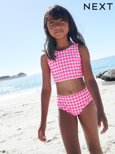 Pink/White Gingham Bikini (3-16yrs) (C89857) | €4 - €5