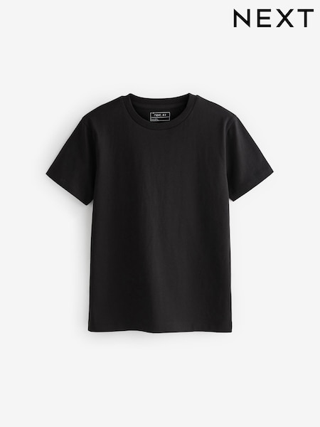 Black Regular Fit Short Sleeve T-Shirt (3-16yrs) (C90184) | $6 - $11