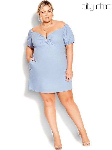 City Chic Purple Sweet Paradise Dress (C90861) | €27