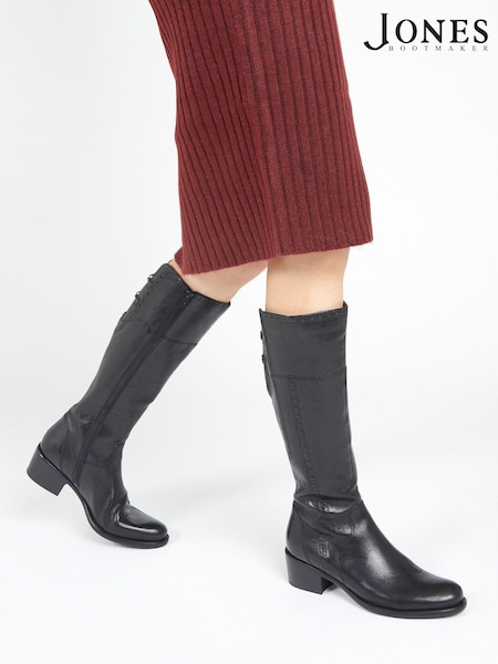 Jones Bootmaker Rachel Leather Rider Boots (C91827) | 940 QAR