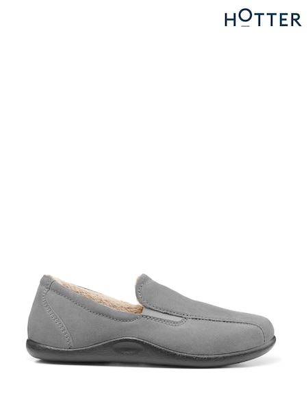 Hotter Grey Hotter Relax Slip On Slippers (C92174) | €113