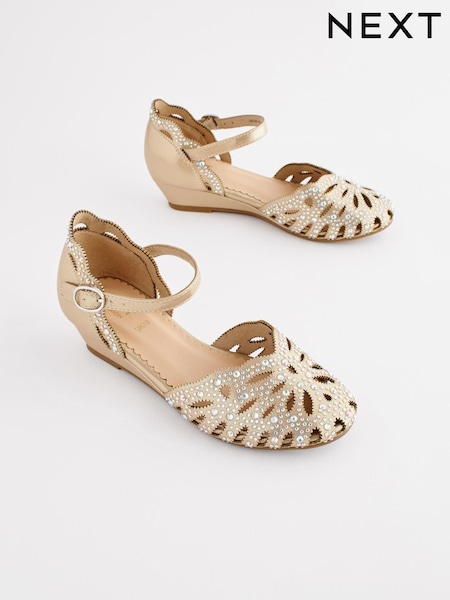 Gold Glitter Wedges (C92208) | €16 - €20