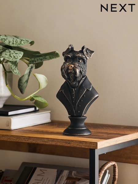 Black/Gold Wilson the Schnauzer Ornament (C92493) | €16