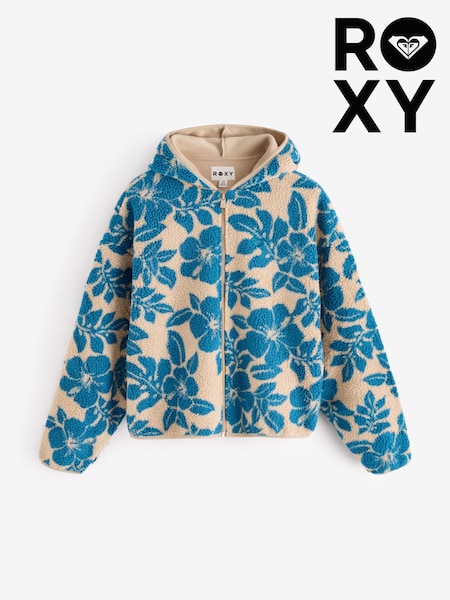 Blue - Roxy Silversky Sherpa Zip Fleece