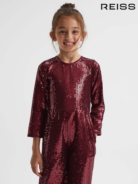 Reiss Sirra Sequin Jumpsuit (C93066) | ‏662 د.إ.‏
