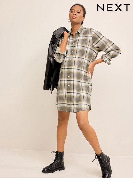 Kariert - Maternity Shirt Dress (C93143) | 11 €