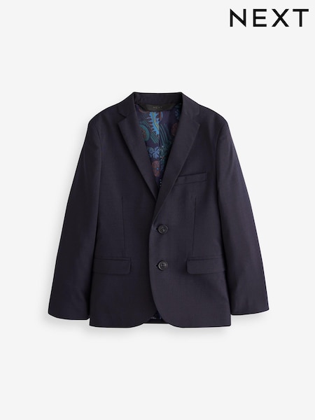 Navy Blue Premium Wool Suit Jacket (4-16yrs) (C93884) | € 45 - € 50