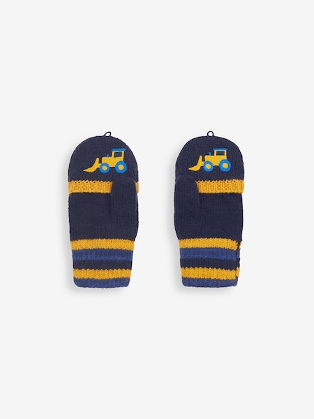 Jojo Maman Bébé Digger Embroidered Gloves (C93953) | ‏78‏₪