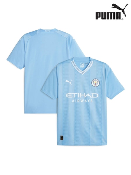 Puma Light Blue Blank Manchester City Home Replica 23/24 Football Shirt (C94062) | €99