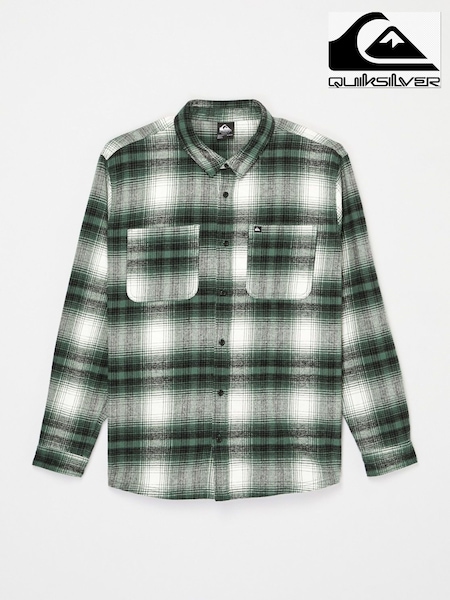 Zaļš - Regular Quiksilver Glenbrook Long Sleeve Overshirt