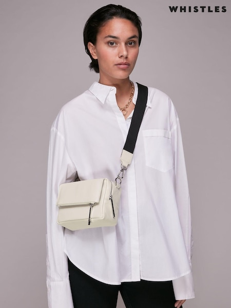 Whistles White Bibi Cross-Body Bag (C94493) | AED751