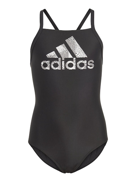 adidas Black Junior Big Logo Swimsuit (C95503) | €12