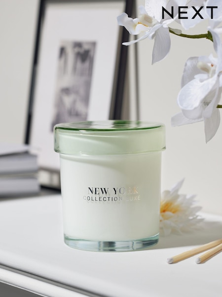 Jasmine & Orange Blossom Collection Luxe New York Single Wick Scented Candle (C96338) | €15.50