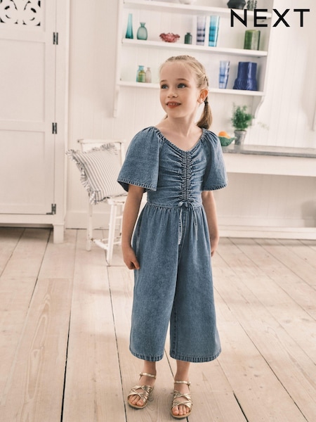 Blau - Denim Jumpsuit (3-16yrs) (C96388) | 12 € - 15 €