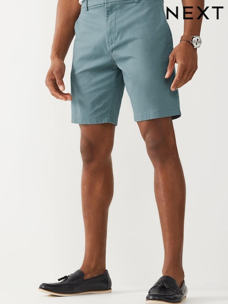 Цвет морской волны - Stretch Chino Shorts (C96462) | €4
