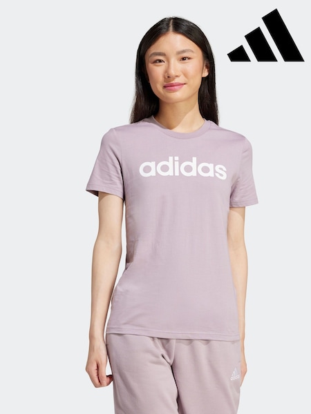 adidas Slim Sportswear Essentials Logo 100% Cotton T-Shirt (C96533) | €22