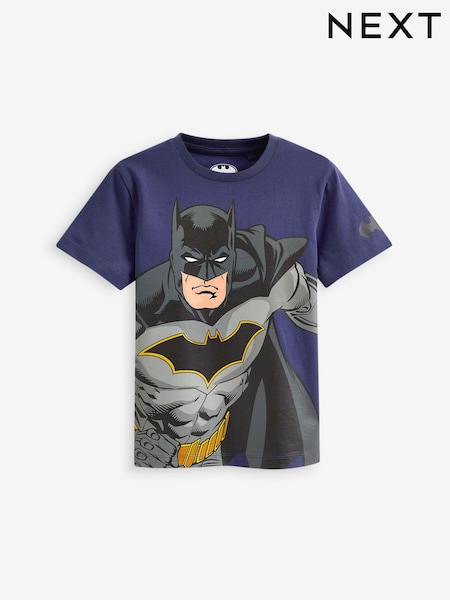 Batman mornarsko modra - Marvel Superhero Short Sleeve 100% Cotton T-Shirt (3-14yrs) (C96794) | € 9 - € 11
