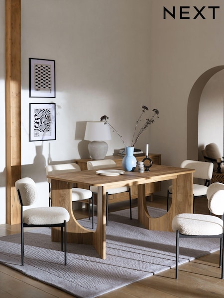 Natural Arches Dining Table (C97302) | €750