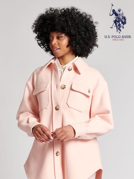 U.S. Polo Assn. Womens Overshirt Coat (C97487) | €76