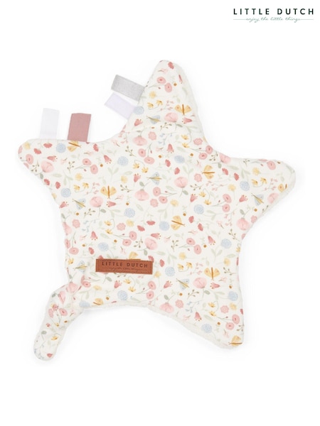 Little Dutch Pink Star Flowers & Butterflies Cuddle Cloth (C97630) | €22
