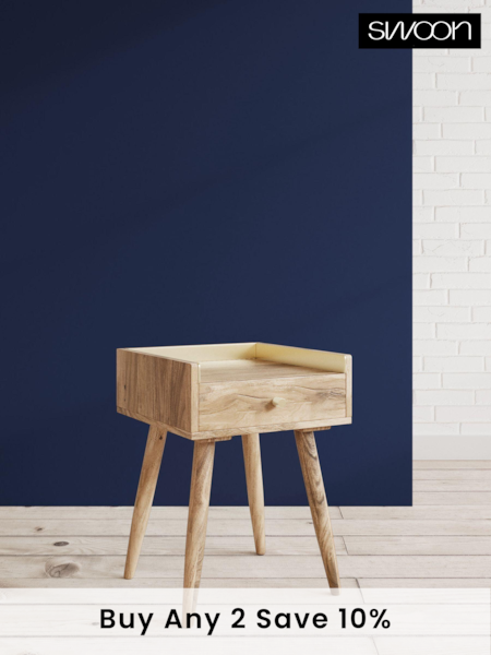Swoon Natural Fresco Side Table (C98234) | €251