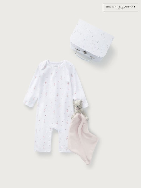 The White Company Organic Cotton Ballerina White Suitcase Gift Set (C98385) | €25