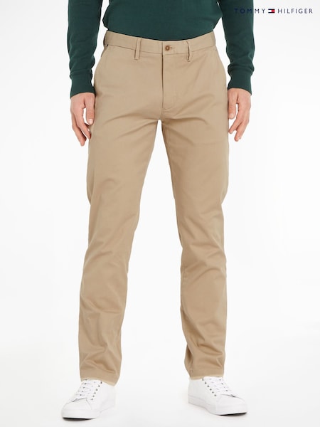 Tommy Hilfiger Light Brown Slim Bleecker Flex Chinos (C98409) | ₪553