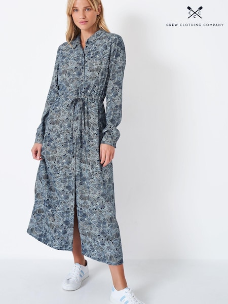Crew Clothing Company White Stripe Shirt Dress (C98923) | €46