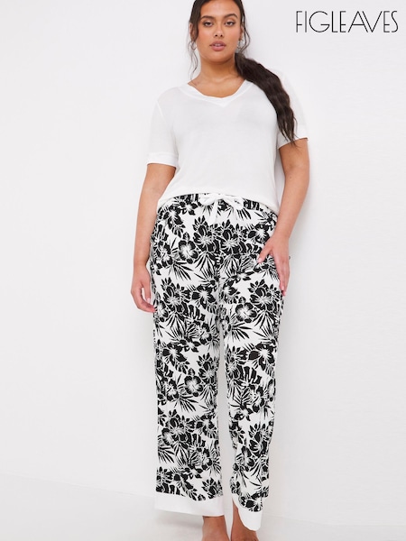 Figleaves Camelia Short Sleeve Black Pyjama Set (C99655) | €38