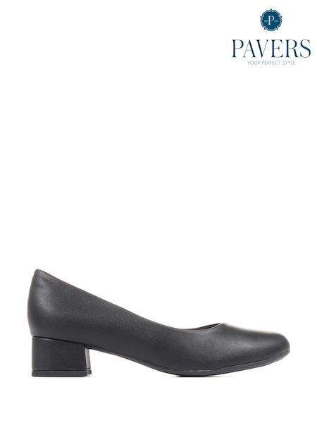 Pavers Block Heel Court Shoes (C99688) | €50